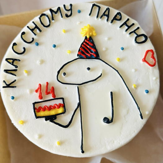 Бенто-торт с рисунком
