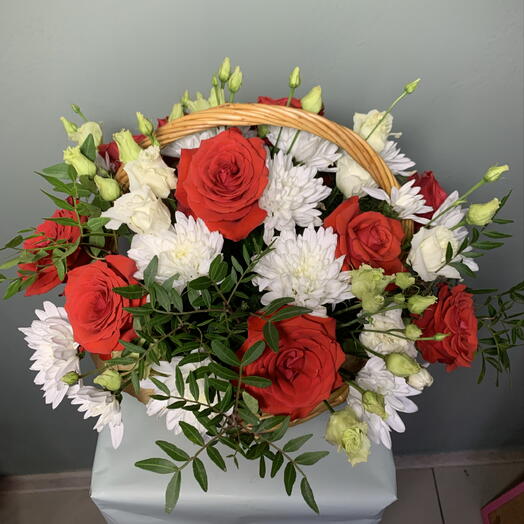 Корзина розы