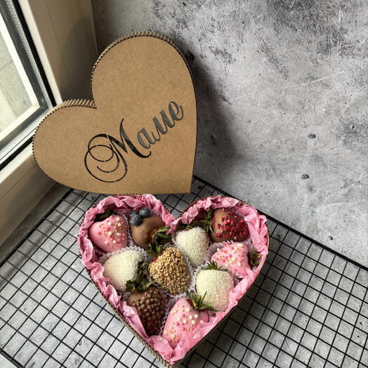 Коробка - сердце для мамы