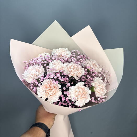 Букет нежных кружевных диантусов 💐