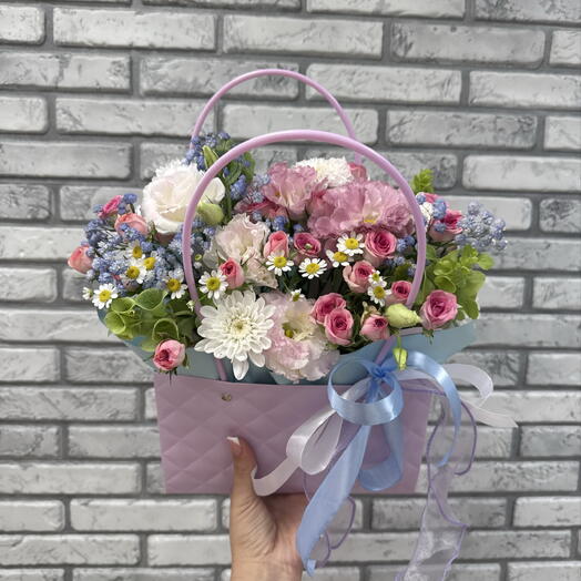 Цветы в сумочке 💜