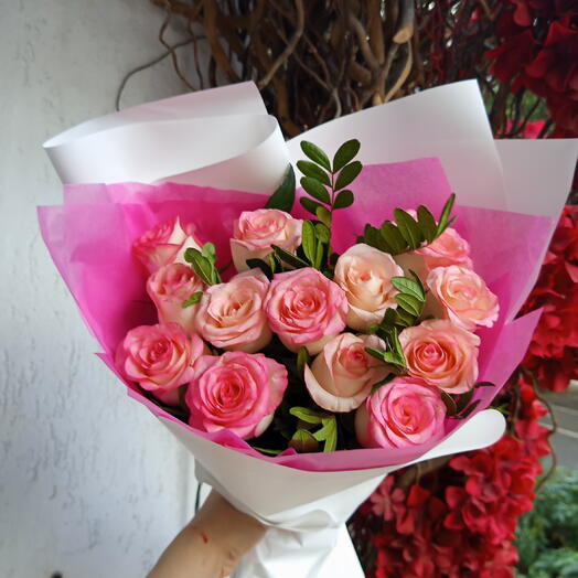 Монобукет Розовая роза 💐💕