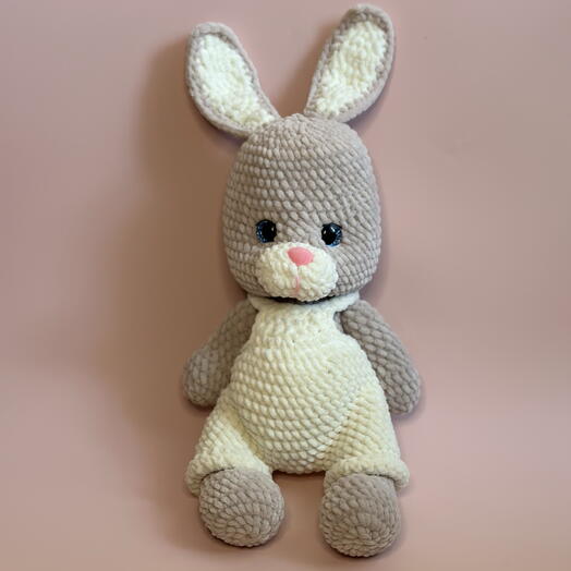 Заяц вязаный ручной работы🐰