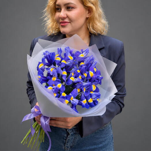 Букет из Ирисов 15 шт