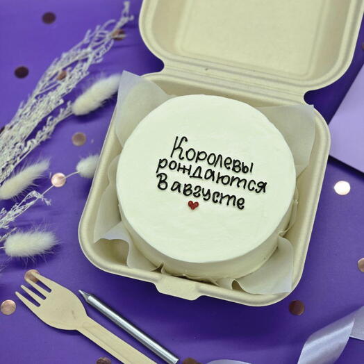 Бенто-торт Королевы рождаются в июле