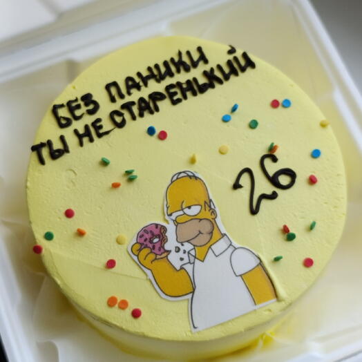 Бенто торт " Гомер"