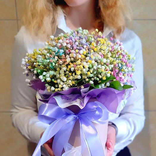 Композиция из гипсофилы💕🔥🌸