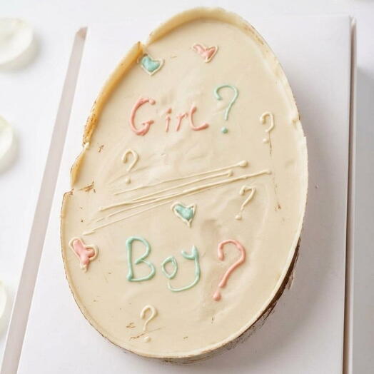 Муссовый торт-сюрприз «Boy or Girl?» начинка Lotus Biscoff