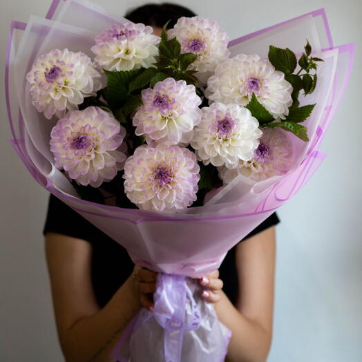 Букет из георгин 💜