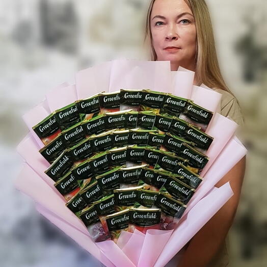 букет из чая