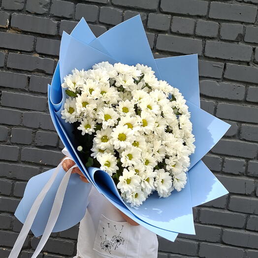 Ромашки в голубом