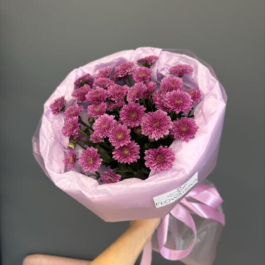 Монобукет 💗 хризантема кустовая