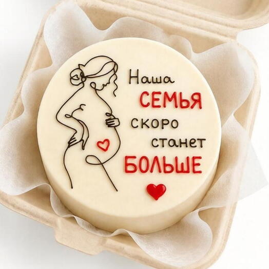 Бенто торт "В ожидании чуда"