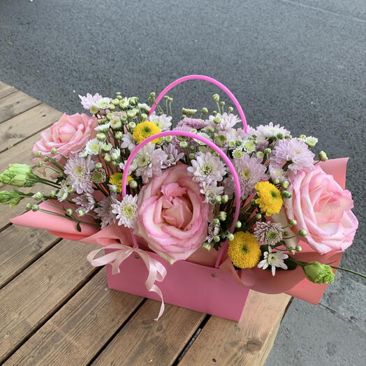 Нежная сборная сумочка 🌸