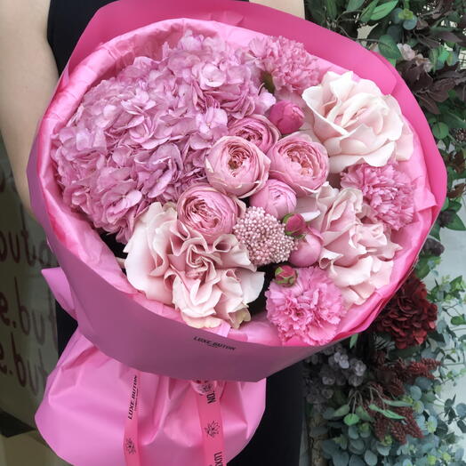 🌸🌸🌸Букет цветов «Розовый бум»
