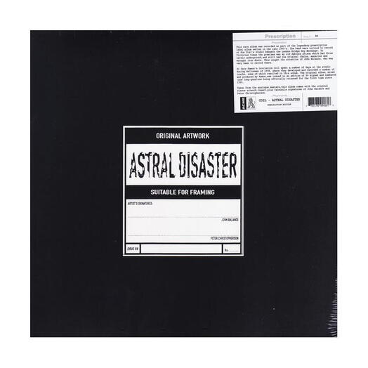 Виниловая пластинка Coil — Astral Disaster, запечатанная