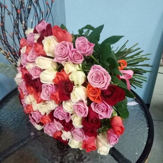 101 multicolor rosa