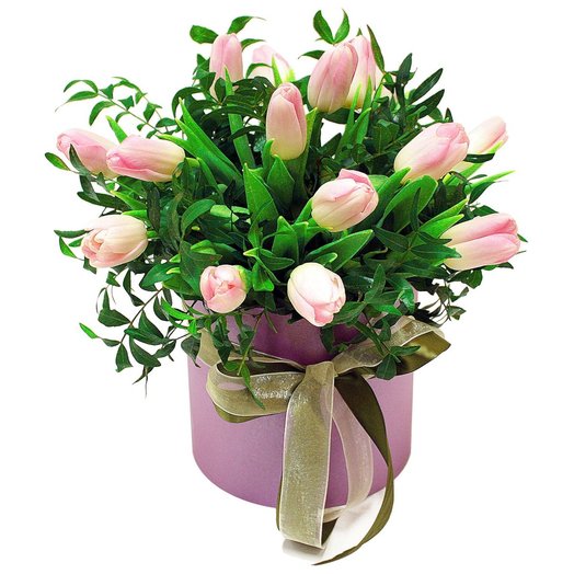 Коробочка с тюльпанами 15