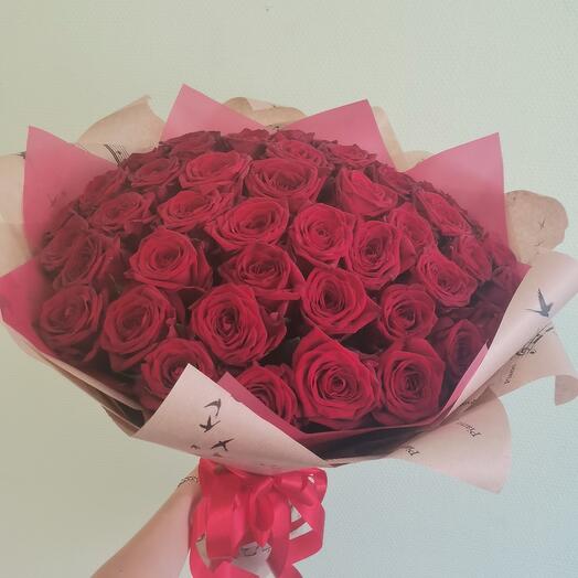 Bouquet of 51 red roses