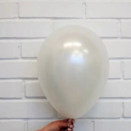 The ball is white mother of pearl