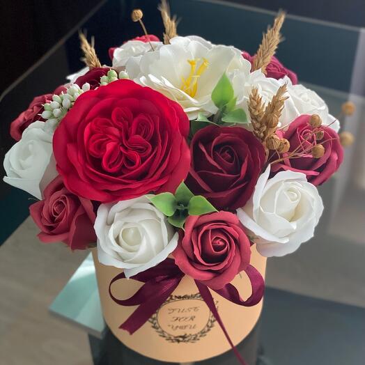 Bouquet of soap flowers "Exciting"
