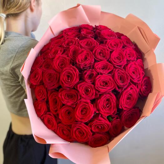 Букет красных роз, ред наоми, арт 21 Flower Perfect