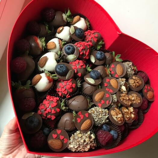 Fresa en Chocolate gran amor