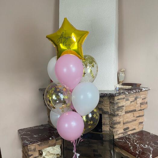 Birthday balloons, 10 pieces