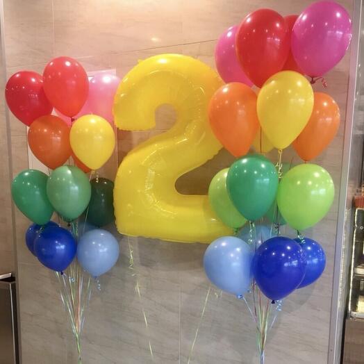 Colorful balls for 2 years 32 pieces
