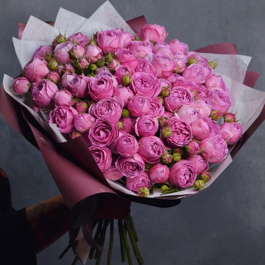 Misty Bubbles - Peony Spray Roses