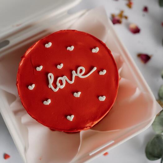 LOVE Bento Cake