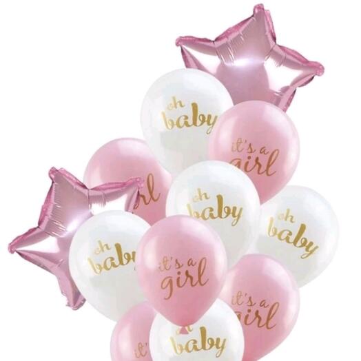 Balloons for girls 11pis