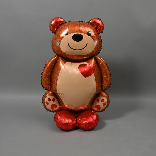 Outdoor figure "Teddy Bear" on a stand with air