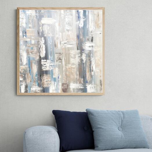 Абстракция 60×60 см "Легкость"
