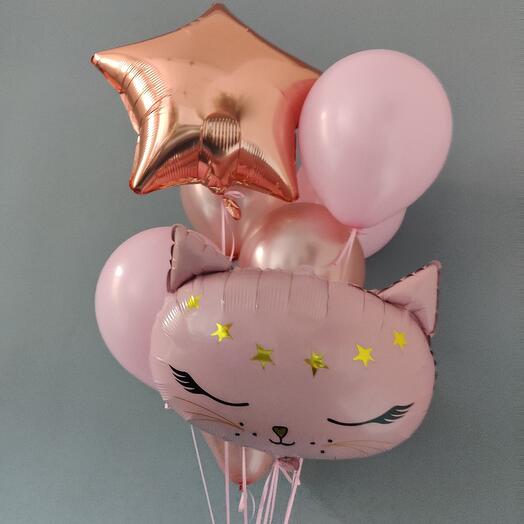 Ramo de globos con helio Kisa