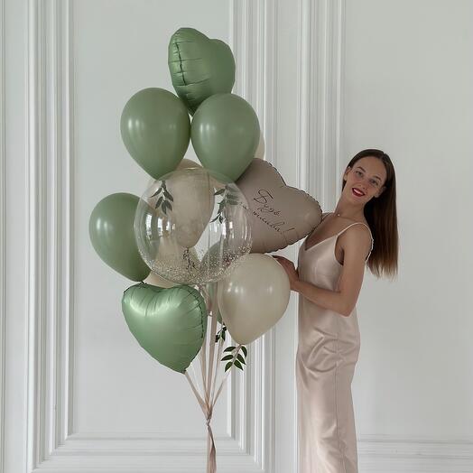 Fountain of Balloons "Be happy"