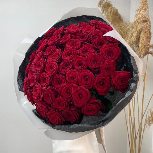 Rosas rojas Premium 51 piezas