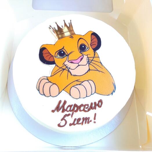 Pastel Infantil "el rey León", 1kg