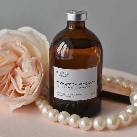 NEW! Fragrance for home diffuser "Princess Jasmine" white tea 100 ml in a gift box