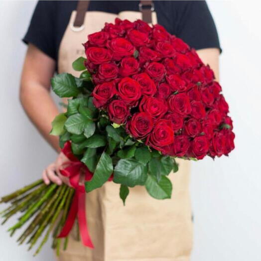 101 Red Rose Bouquet  70 cm