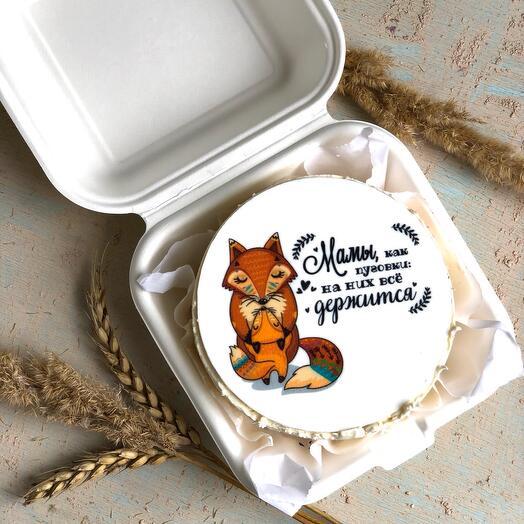 Бенто-торт «Мамы как пуговки»