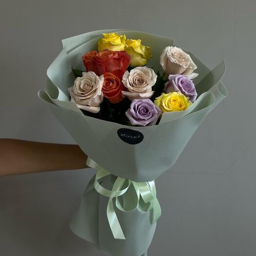 Букет из 11 роз 50 см(5.77)