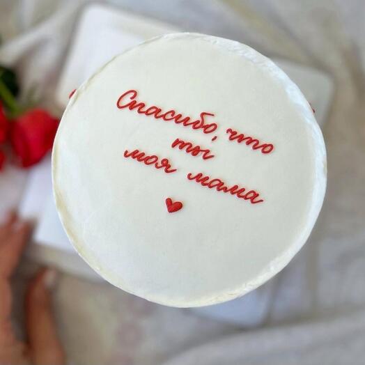 Бенто-торт "спасибо, мама"