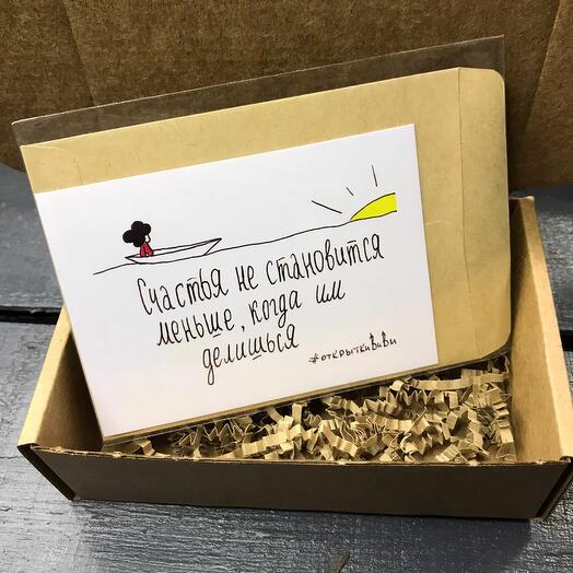 Открытка "Про счастье"
