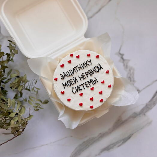 Бенто торт Защитнику