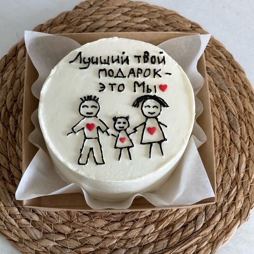 Бенто торт «семья»