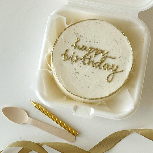 Бенто торт на день рождения «happy birthday