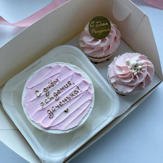 Сладкий  набор  бенто+капкейки