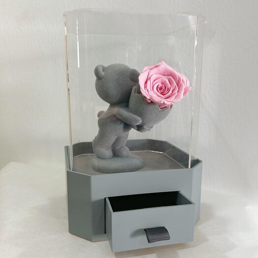 Preserved rose in a high quality box