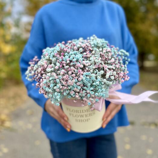 Гипсофила в шляпной коробке